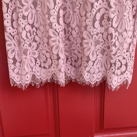 Beautiful NWT mauve lace midi dress! - Picture 7 of 10